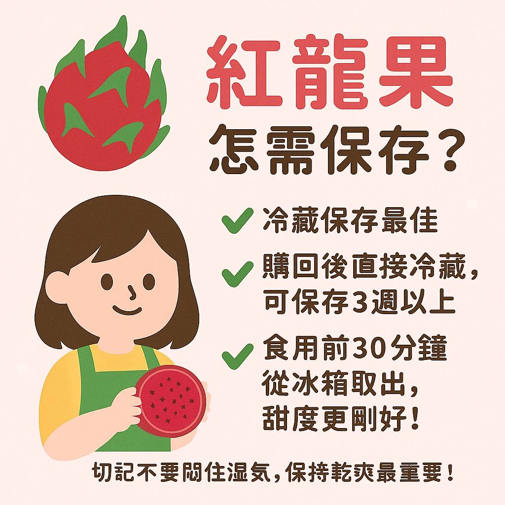 紅龍果保存