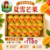 台東夏雪芒果5公斤手提禮盒,小果14~17顆,亞莛釋迦產地直送